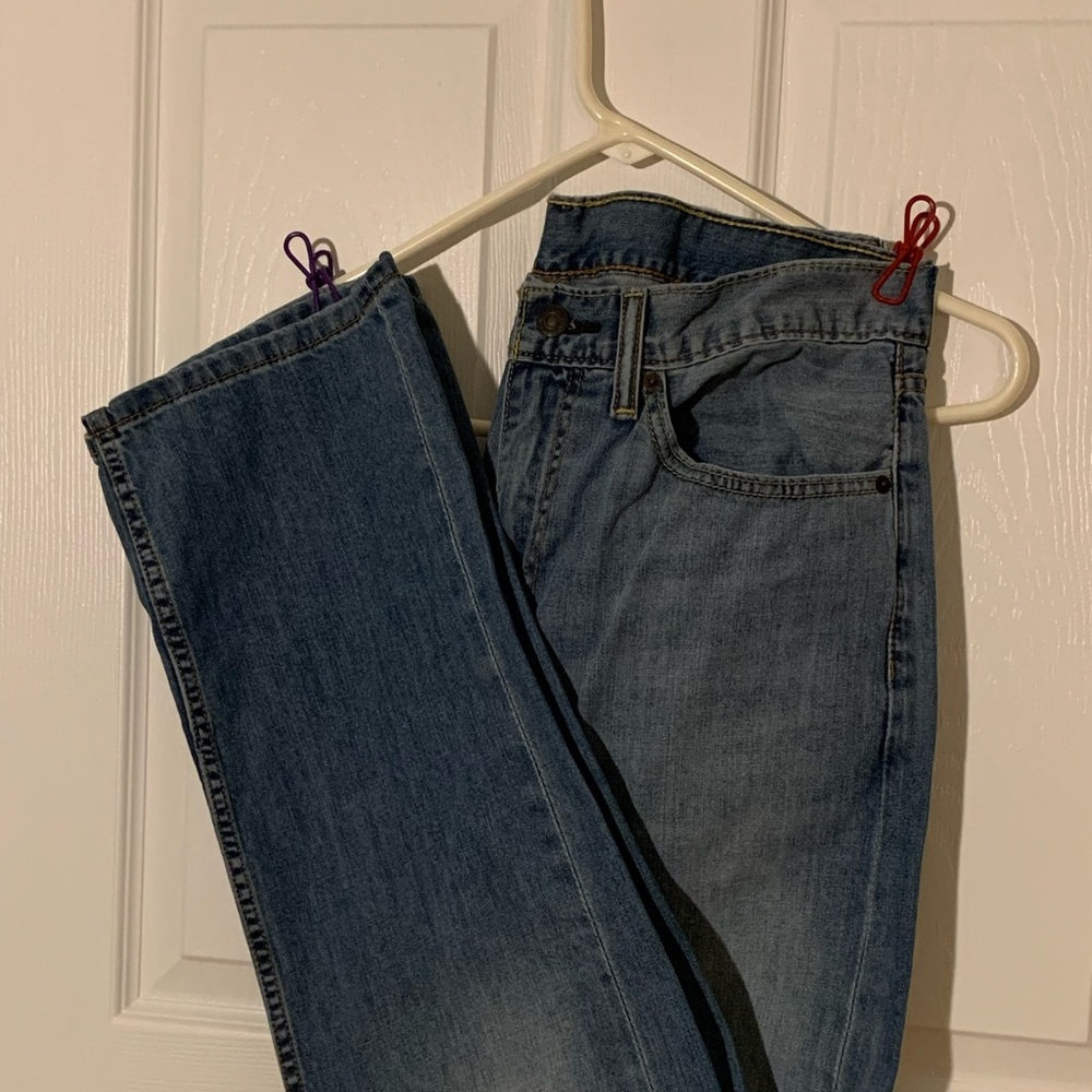 Mens Levi 505 straight leg jeans. Vintage Red tag. - Picture 2 of 3